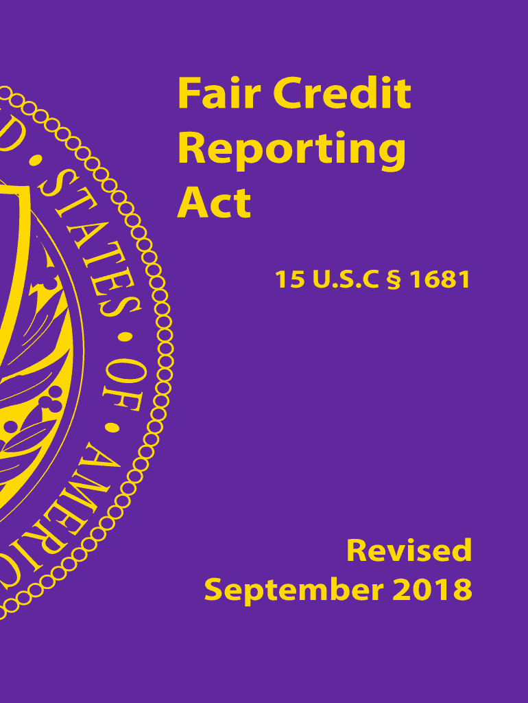  Fair Credit Reporting Act Disclosure Statement PDF 2018