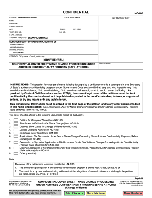  California Budget Change Proposal Cover Sheet 2019-2024