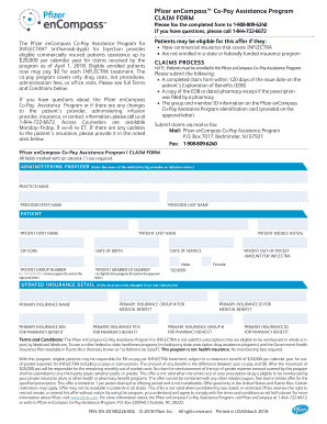 Pfizer Encompass Claim Form