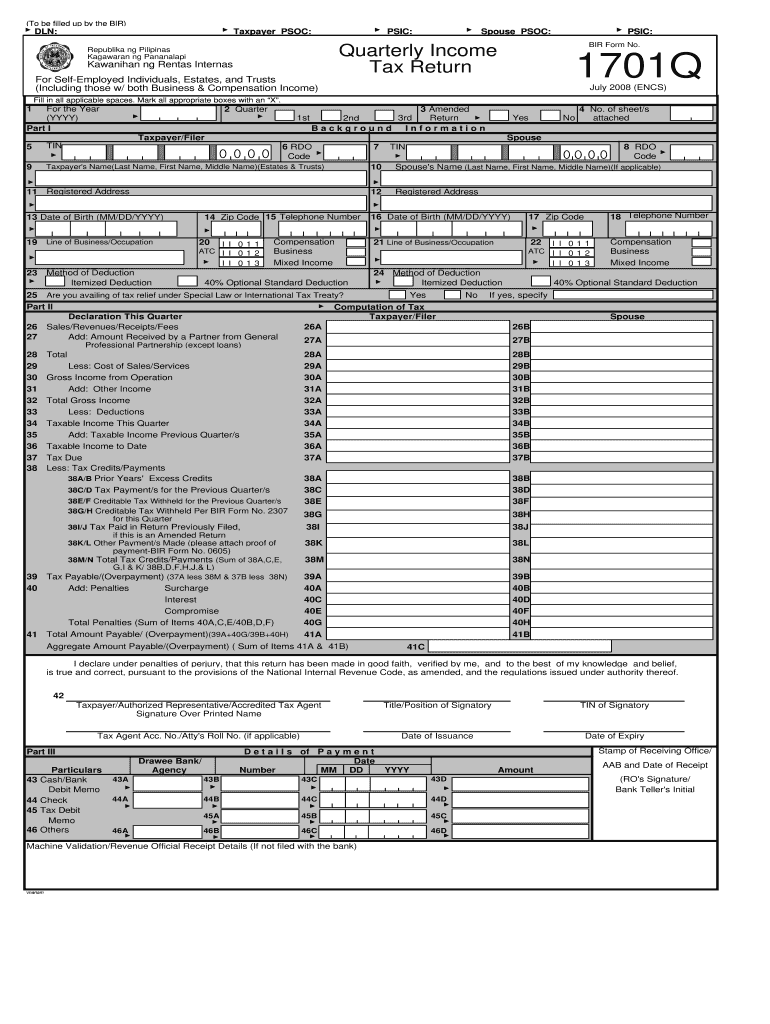 1701q Form