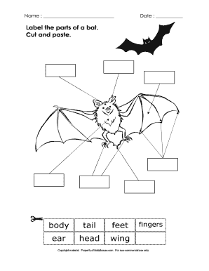 Labeling a Bat  Form