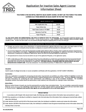 Consumer Protection Notice TREC Texas Gov  Form