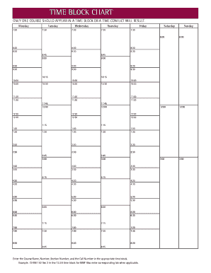 Time Chart Template from www.signnow.com