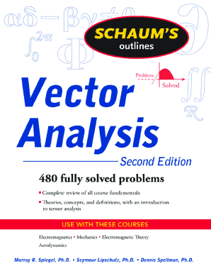 Vector Analysis Schaum Series Solution PDF Download  Form