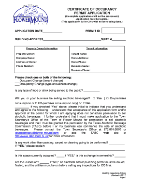 Business Permit  Form