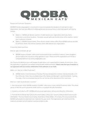 Get and Sign Qdoba Fundraising 2017-2022 Form