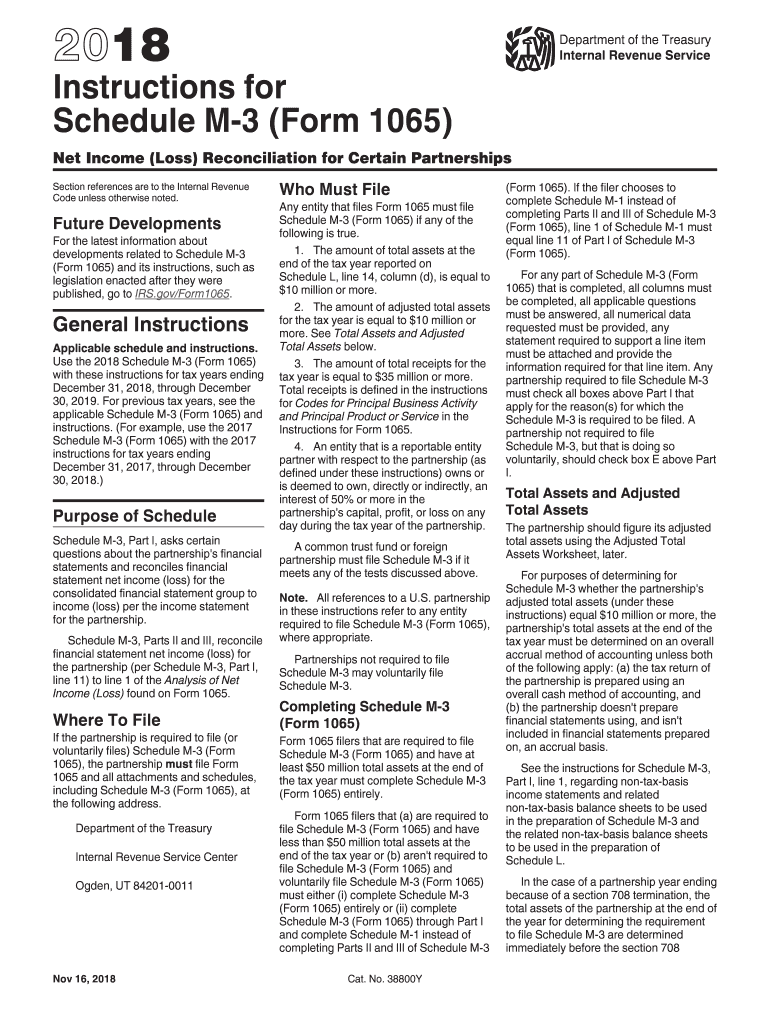  Irs Form 1065 Instructions 2018