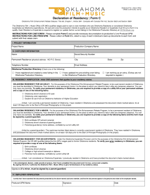 Oklahoma Form C