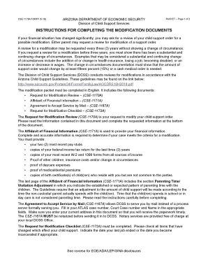 CSE 1178A Arizona Department of Economic Security AZ Gov  Form