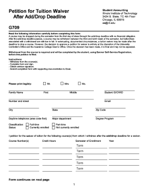 Illinois Institute of Technology IIT Strives to Provide Its  Form