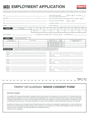 Employment Application Employment Application Marc&#039;s  Form