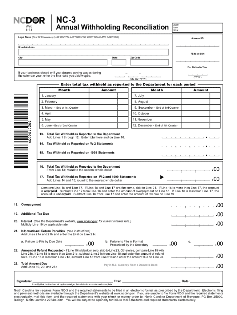  Nc3 Form 2018