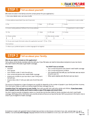 Nj Familycare Eligibility Chart 2019