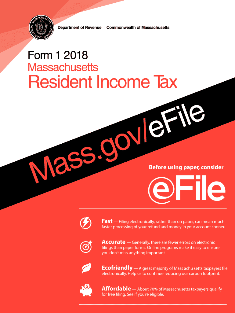 Ma Resident Income Tax Form 1 Instructions