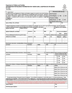 DCF 3033 CT Gov  Form