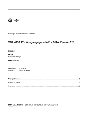 Bmw Invoice PDF  Form
