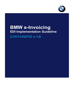 Bmw Invoice PDF  Form