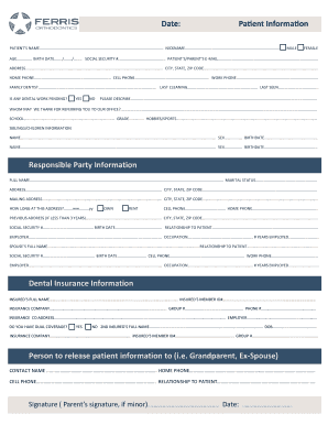 LAST CLEANING  Form