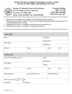 Attorney General  Form