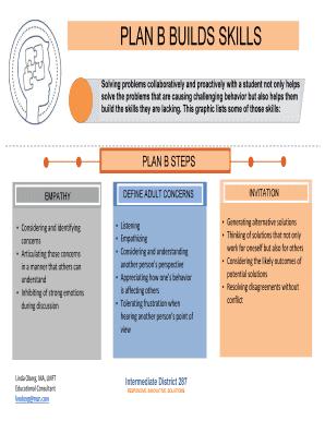 Plan B Builds Skills Lives in the Balance  Form