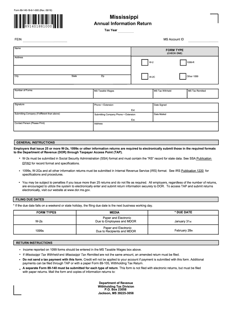  Ms Form 89 140 2018