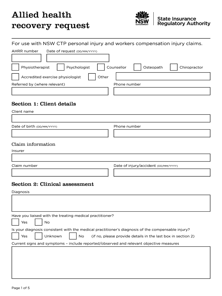 Ahrr Interactive  Form