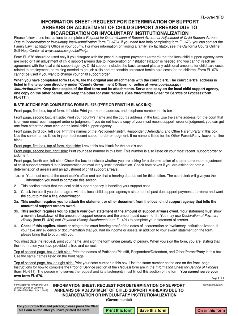  Judicial Determination Form 2017