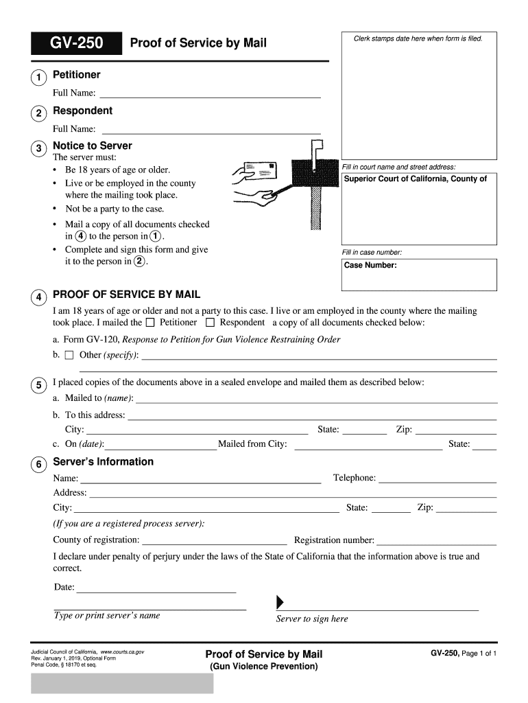 Get and Sign Gv Mail Ca 2019-2022 Form