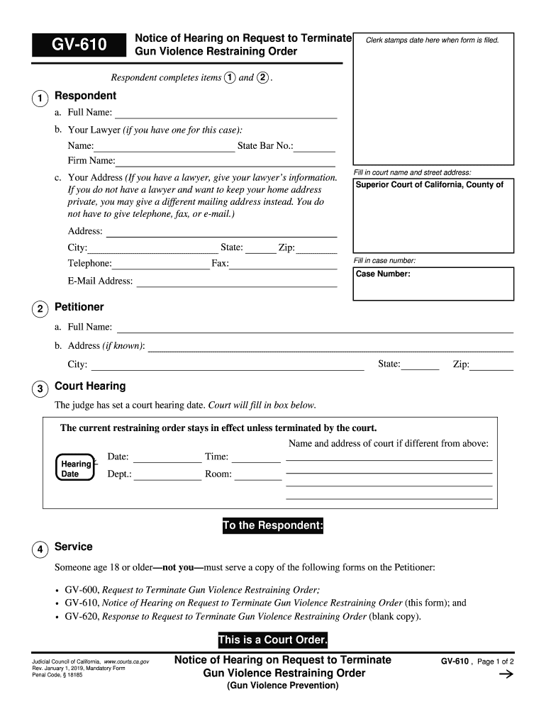  Ca Gv Firearms 2020-2024