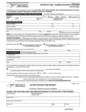 Get and Sign Notice of Lien Form Ny 2015