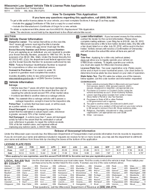  Wisconsin Low Application 2019-2024