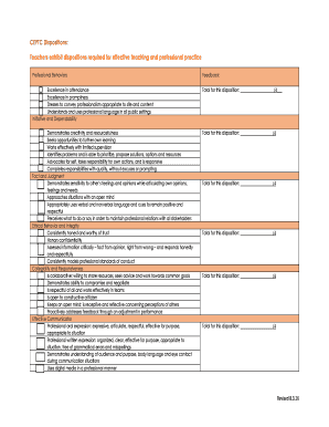 Following Classroom  Form