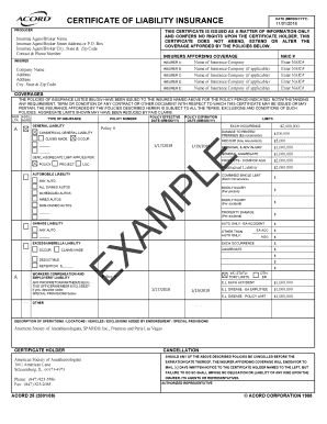 Coi Example  Form