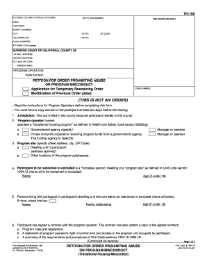  California Misconduct Form 2018-2024