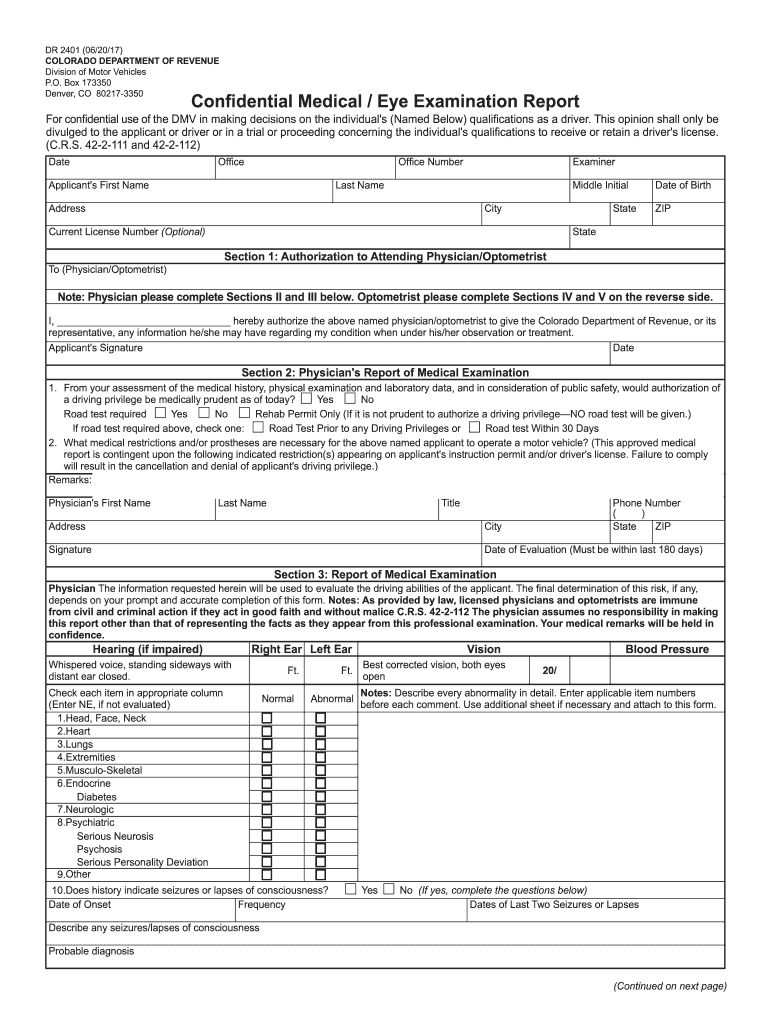  Form Dr2401 2017