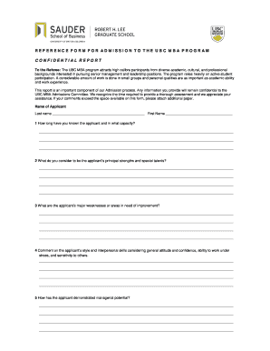 Ubc Mba Reference Form