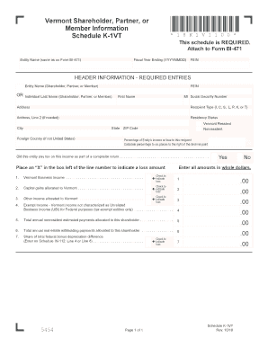 Get and Sign Vermont 2018 Form