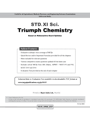 Mht Cet Chemistry Mcq PDF  Form