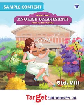 Get and Sign English Balbharati Std 8 Digest Download PDF  Form