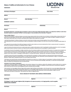 IMAGE and RECORDING AUTHORIZATION and RELEASE  Form