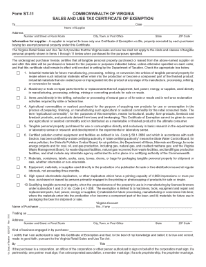  Commonwealth of Virginia Sales and Use Tax Exemption Forms 2016