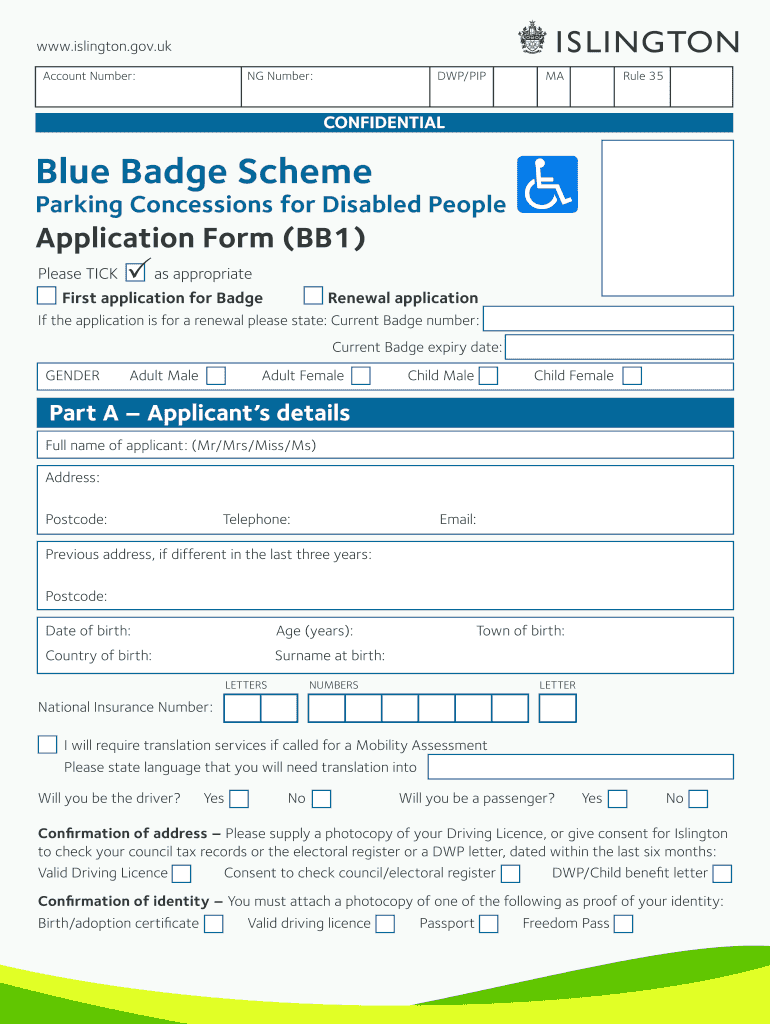 Images for What is Tiwww Islington Gov Ukwww Islington Gov Uk Account NumberNG NumberDWPPIPMARule 35Account NumberCONFIDENTIAL C  Form