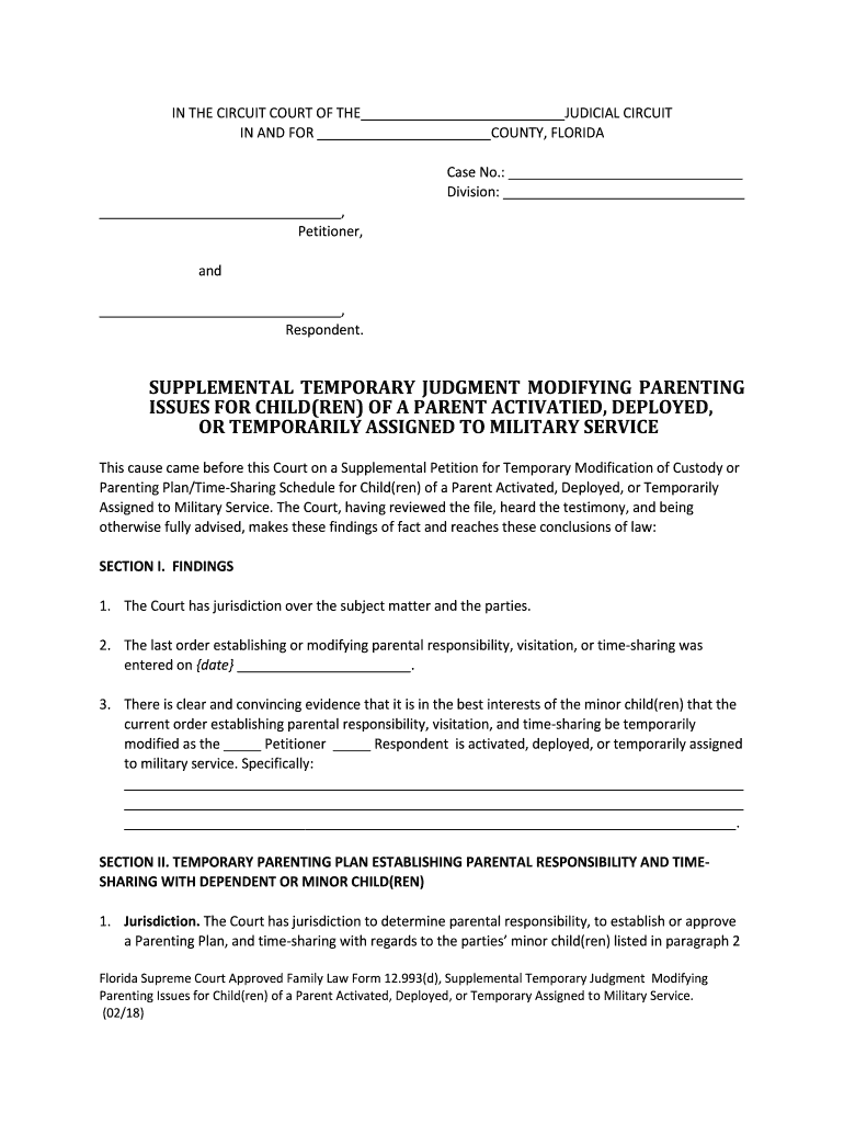 Florida Supreme Judgment Fill Out And Sign Printable PDF Template 