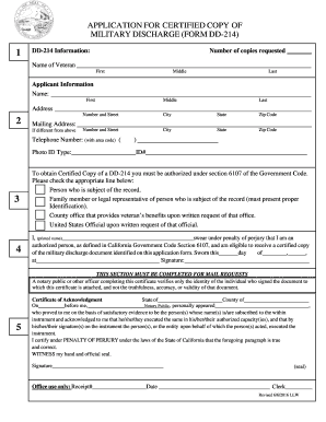 Dd 214 Military Form