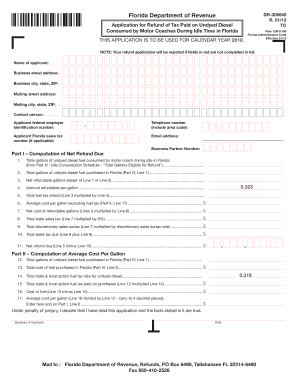  DR 309640 Florida Department of Revenue 2018