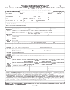 Assurance Combined R Clamation  Form