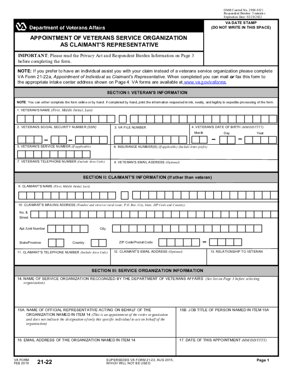 Expiration Date 02282022  Form