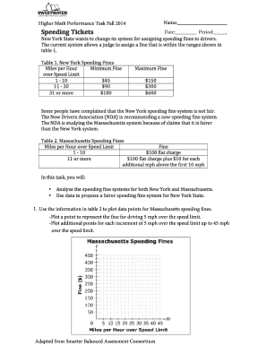 Performance Task in General Mathematics