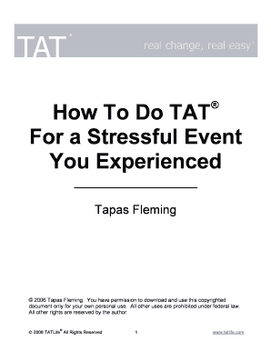 Tapas Acupressure Technique PDF  Form