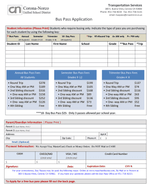 Cnusd Transportation  Form